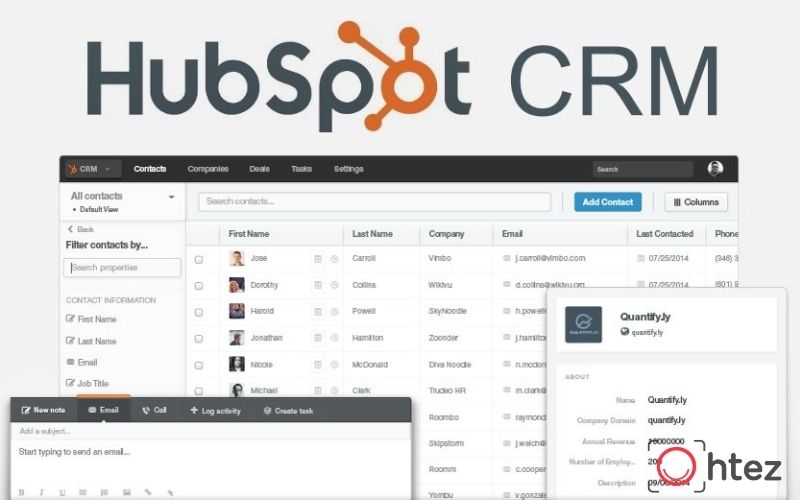 HubSpot CRM kết hợp dữ liệu khách hàng với các công cụ Marketing và Sales trong cùng một nền tảng