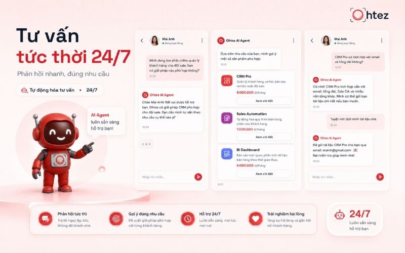 Instant consultation and responses help businesses provide 24/7 support for common customer questions